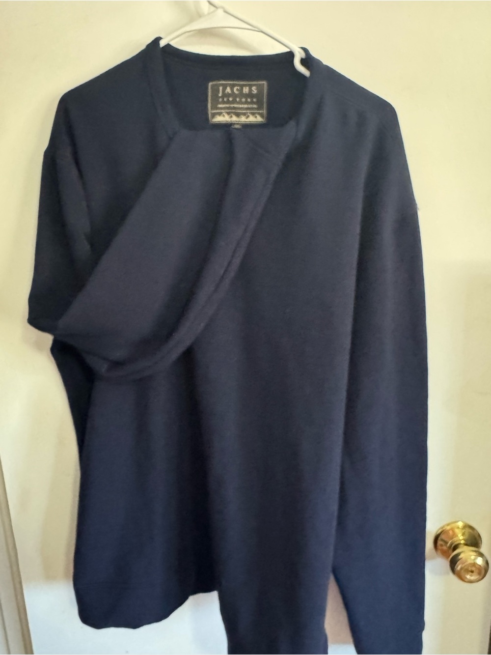 Jachs Navy Blue Pullover Sweatshirt